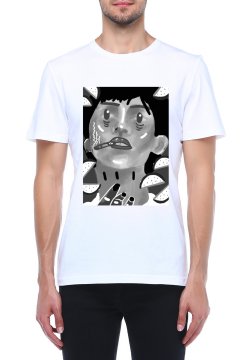 Crew Neck Printed T-Shirt