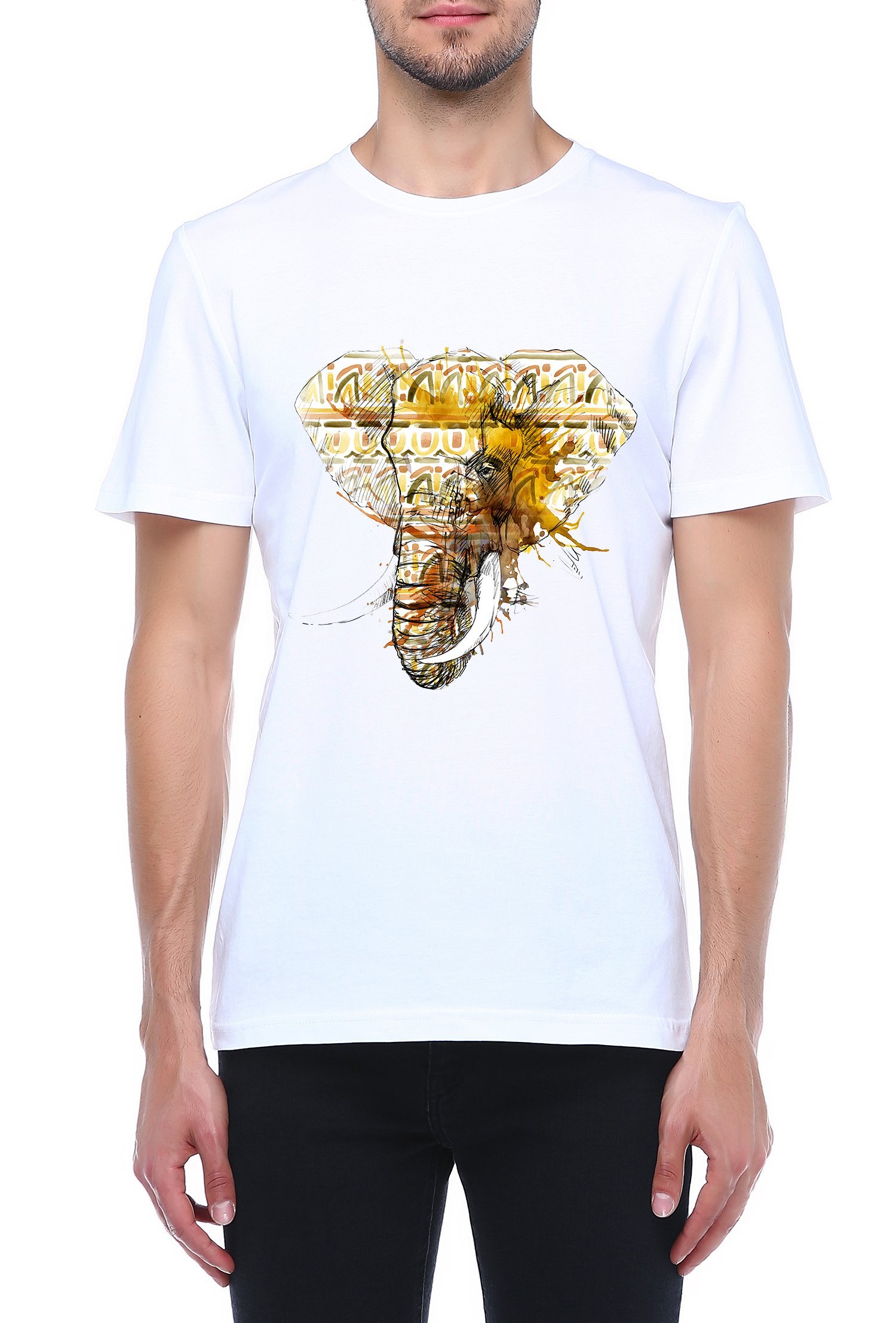 Crew Neck Printed T-Shirt