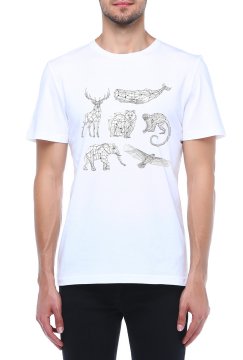 Crew Neck Printed T-Shirt