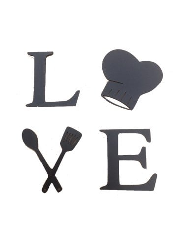 Kitchen Love Wood Design Wall Decor