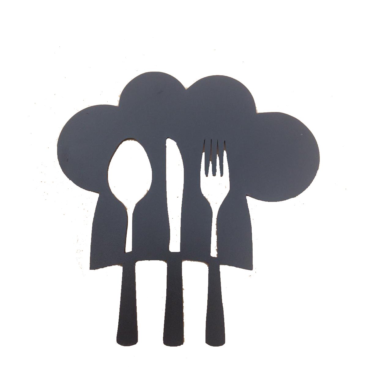 Küchenset aus Holz Design Wanddekoration