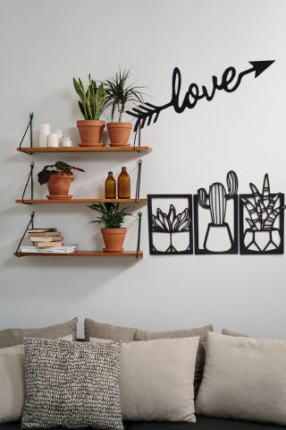 Love Love Wood Design Wall Decor