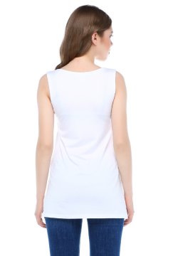 Wide Strap Printed Women's T-Shirt