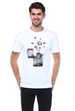 Crew Neck Printed T-Shirt