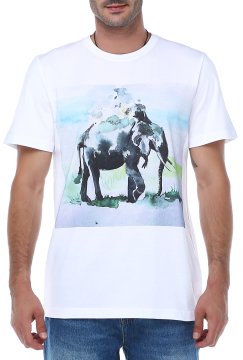 Crew Neck Printed T-Shirt