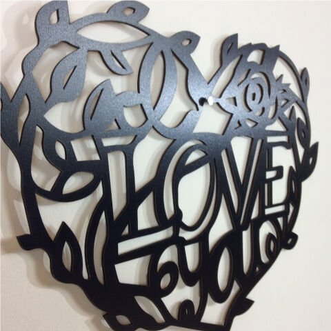 Aşk Ahşap Tasarım Duvar Dekor
