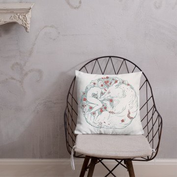 Tasarım Baskılı Dekoratif Yastık