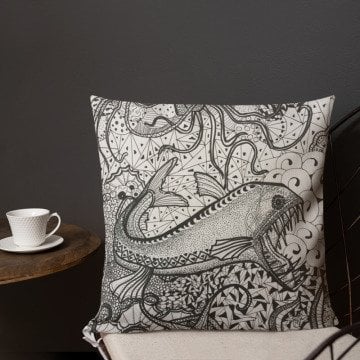 Tasarım Baskılı Dekoratif Yastık