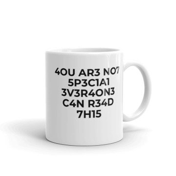 Entwurf geschriebener Becher