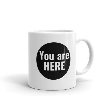 Entwurf geschriebener Becher